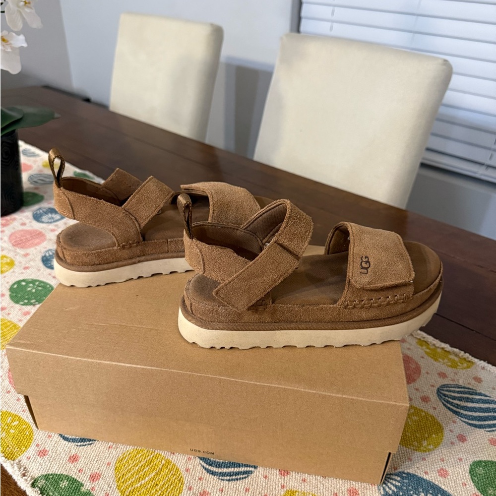 UGG Women’s Goldenstar Suede Sandals